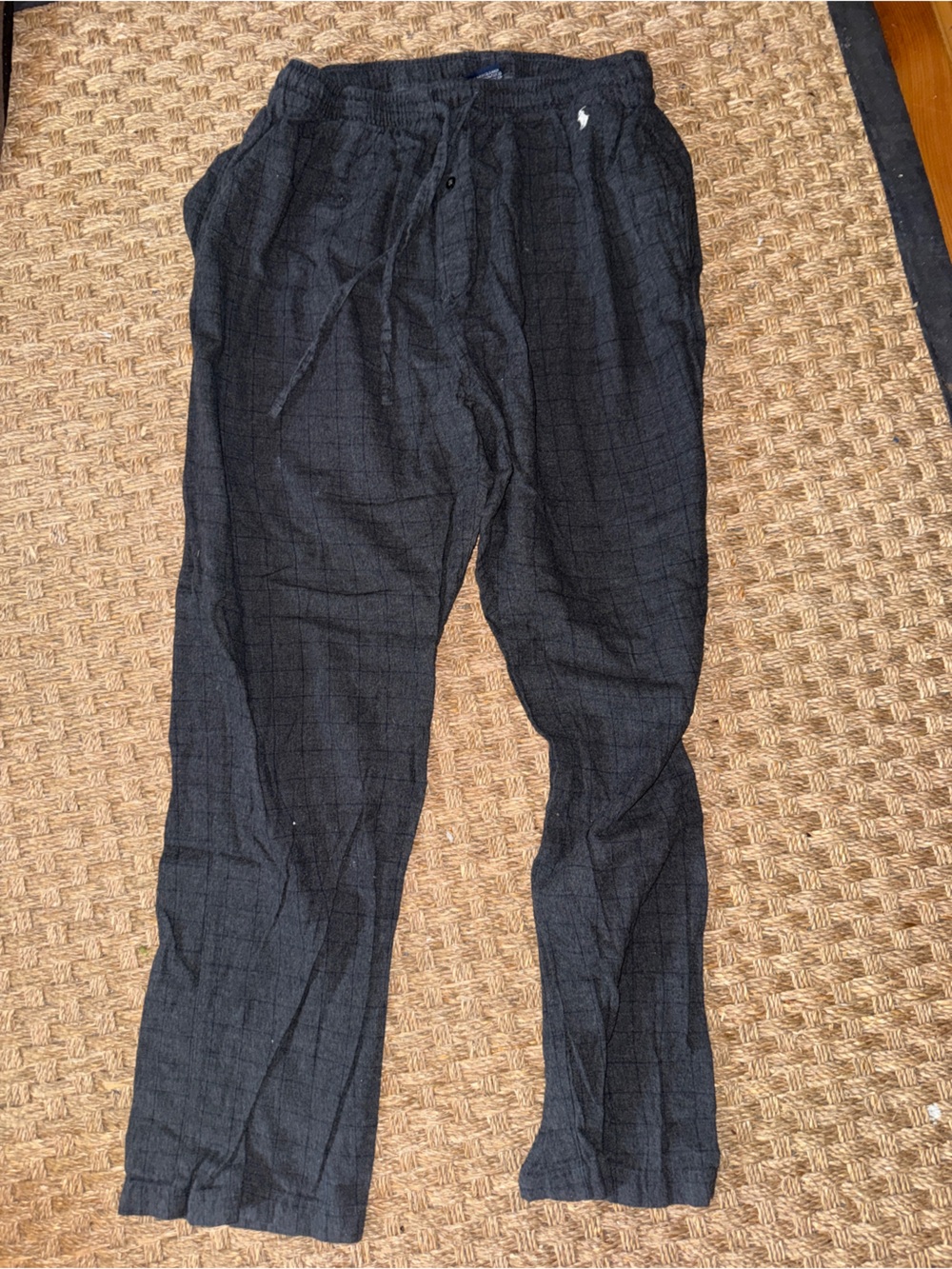 Polo by Ralph Lauren Black Men's Lightweight Textured Pants